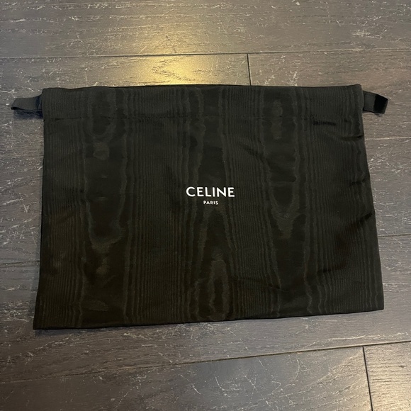 Celine black white logo dustbag for bag Celine Paris Drawstring 40.5*29.5 - Picture 1 of 5